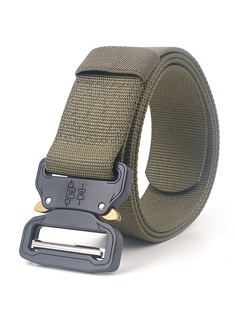 Herenriem Nylon Hunter Green Dagelijkse Casual Riem