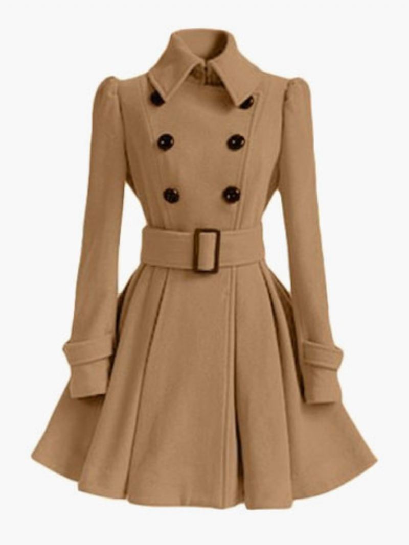 Trenchcoat Dames Wikkeljack Peacoat Lente-bovenkleding