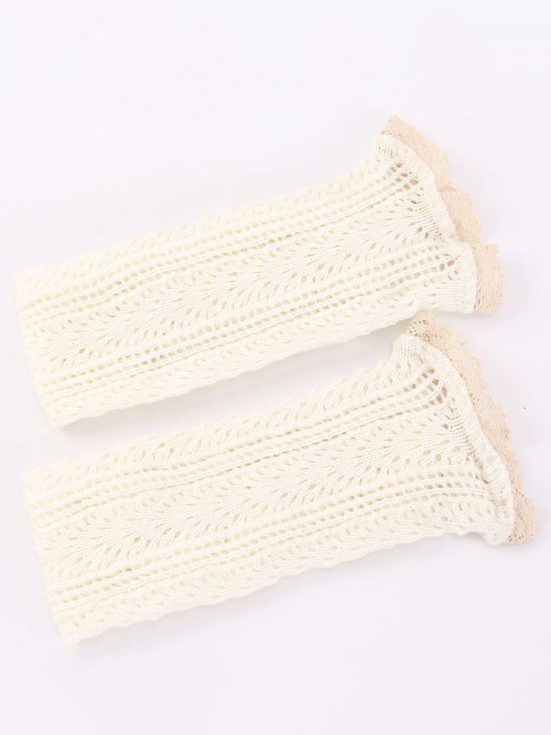 Zwart Kant Hoge Kwaliteit Pluizig Gebreid Winter Dikke Warme Gezellige Fuzzy Calcetines Felpa Floor Invierno Dames Sokken - Beige