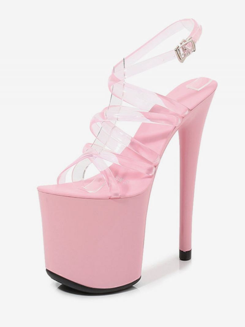 Dames Paaldansschoenen Pleaser-laarzen Met Hoge Hak Platform