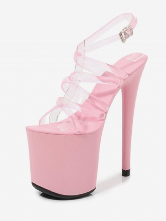 Dames Paaldansschoenen Pleaser-laarzen Met Hoge Hak Platform