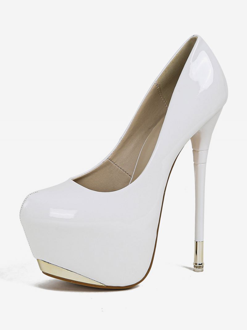 Dames Sexy Hoge Hakken Naaldhak Lakleer Pumps