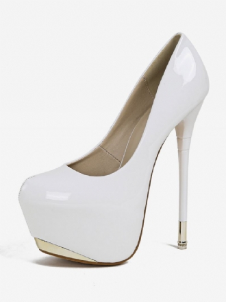 Dames Sexy Hoge Hakken Naaldhak Lakleer Pumps