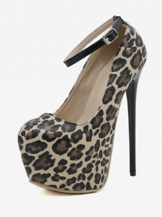 Dames Sexy Hoge Hakken Naaldhak Pu Lederen Pumps