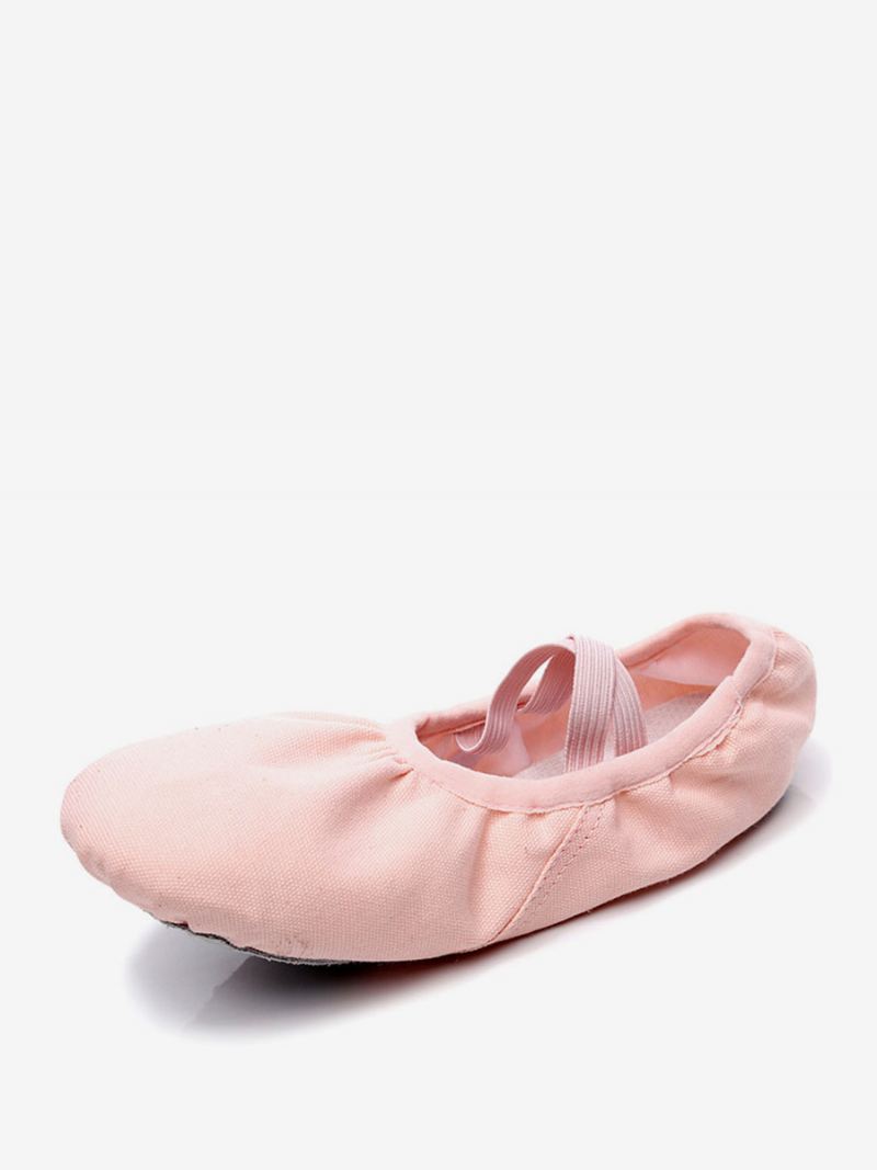 Damesballetdansschoenen Rode Dansschoenen Met Gesloten Neus - Roze