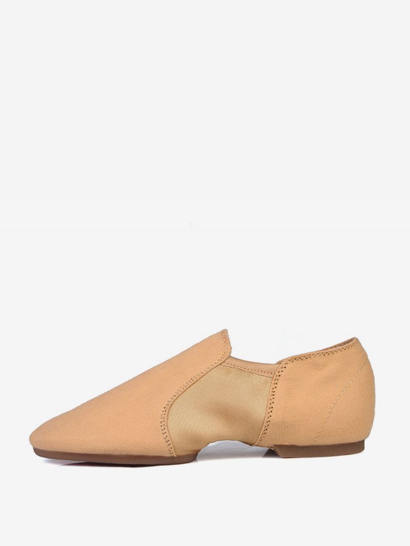 Jazzdansschoenen Dames Camel Dansschoenen Met Gesloten Neus