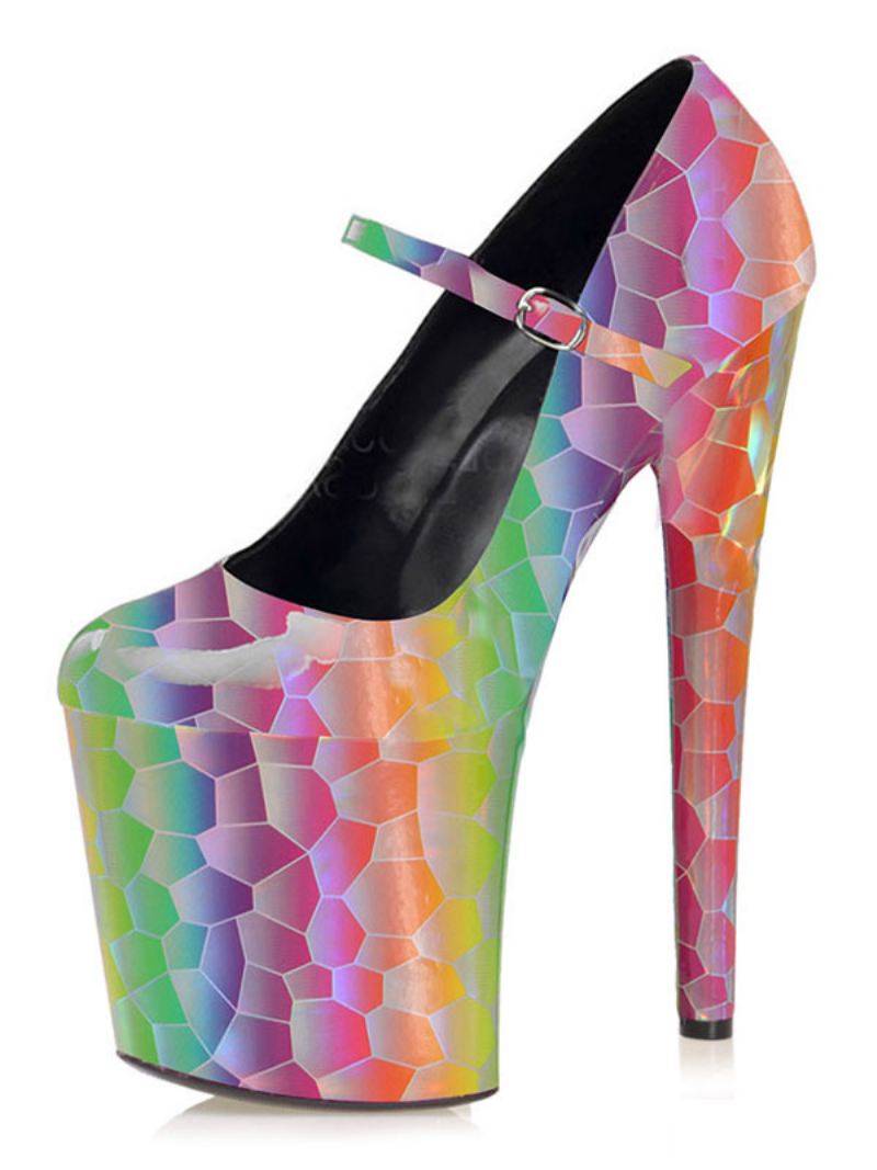 Paaldansschoenen Dames Sexy Mary Jane Exotische Hakken Platform Stripper Heel Pumps