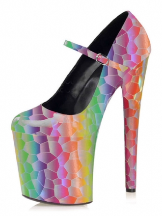 Paaldansschoenen Dames Sexy Mary Jane Exotische Hakken Platform Stripper Heel Pumps