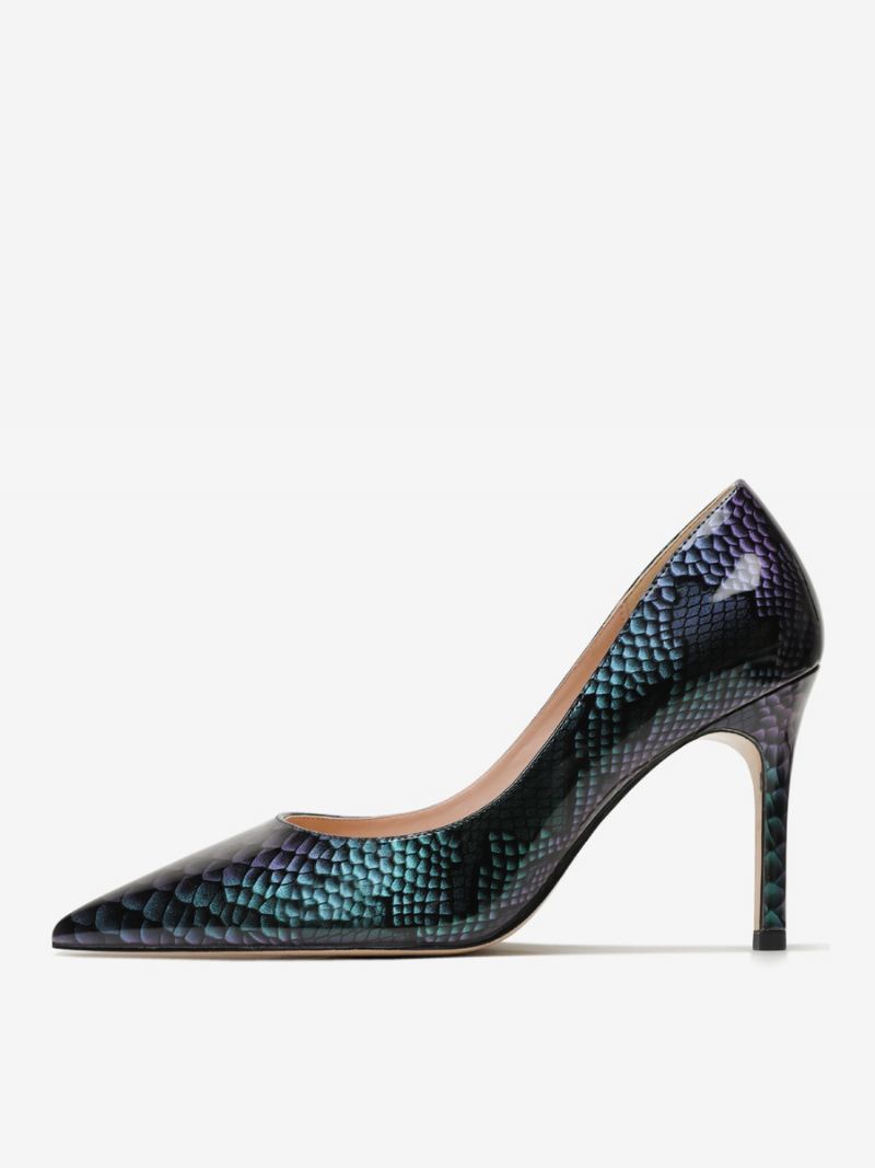 Formele Avondpompen Dames Stiletto Hakken Met Puntige Neus - Python