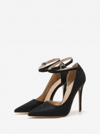 Hoge Hakken Dames Lage Tops Stilettohak Mesh Blonde Galaschoenen