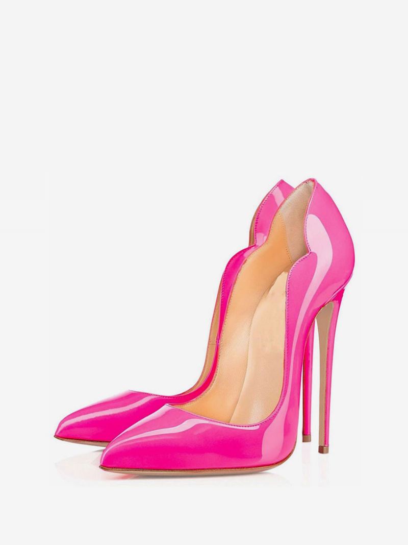 Hoge Hakken Puntige Naaldhakpumps Dames - Rose