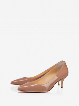 Kitten Heel-pumps Dames Lakleer