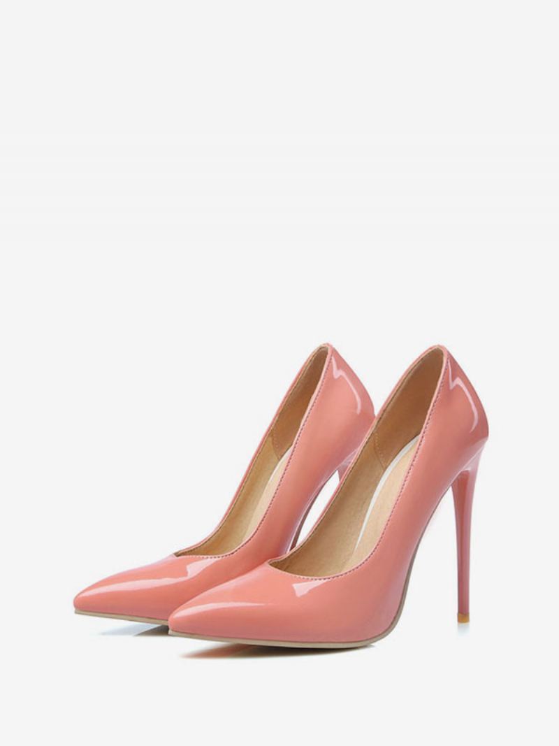 Klassieke Pumps Met Stiletto Hoge Hakken Puntige Neus Dames Geel - Frou