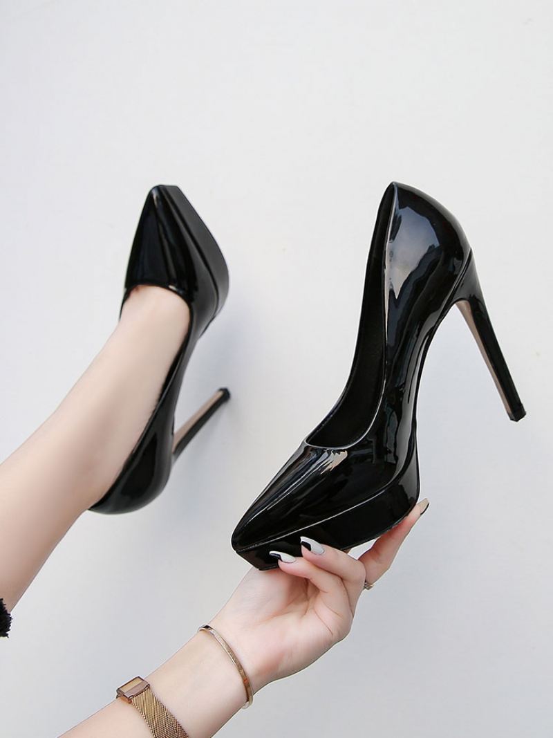 Pumps Met Platformhak Dames - Zwart