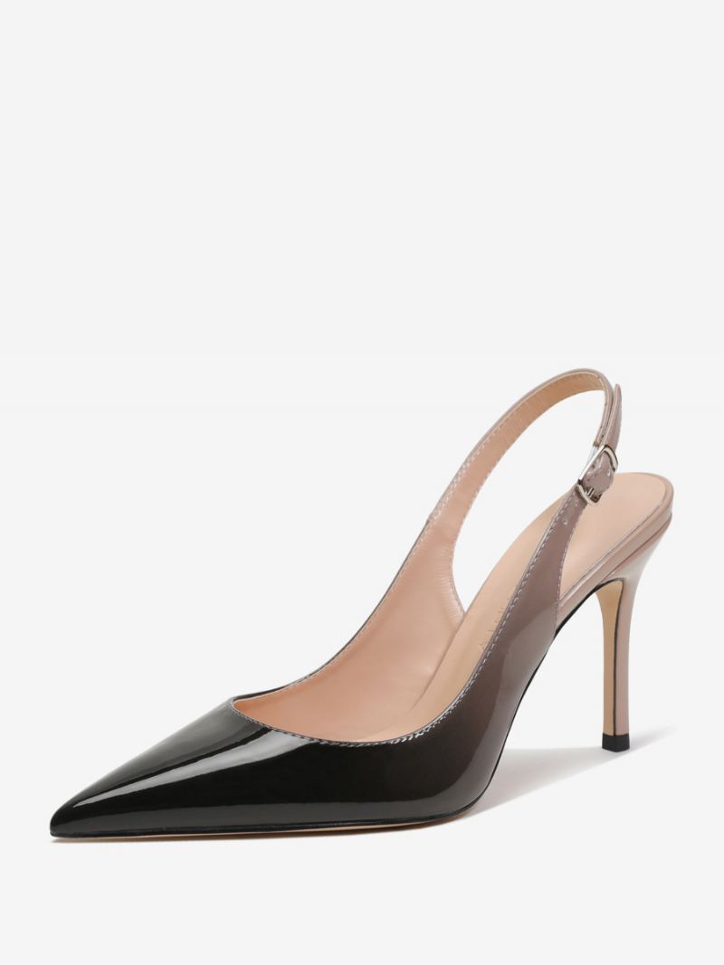 Slingback-hakken Knopen Naaldhakpumps Dames - Ombre