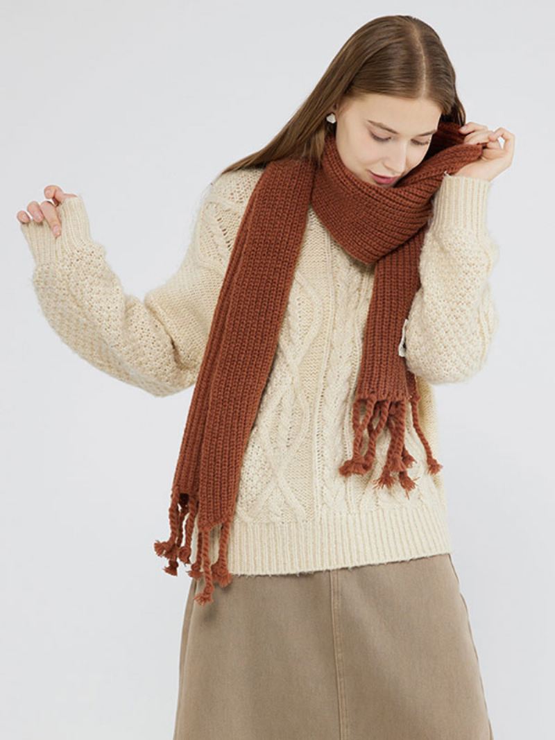 Damessjaal Mooie Franjes Winter Warm Acc