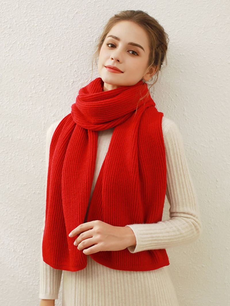 Sjaal Dames Mode Winter Warm Acc - Rood