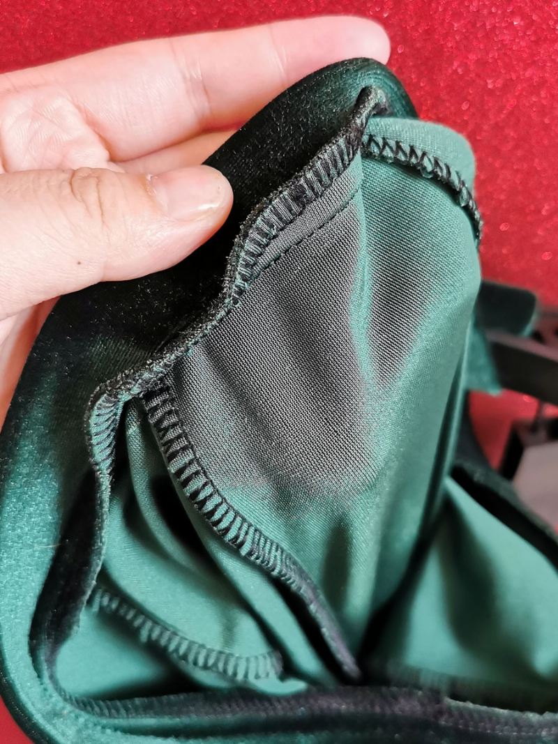 Damesschoenen Met Elastische Broek Suède Naaldhak Dijhoge Laarzen - Donkergroen