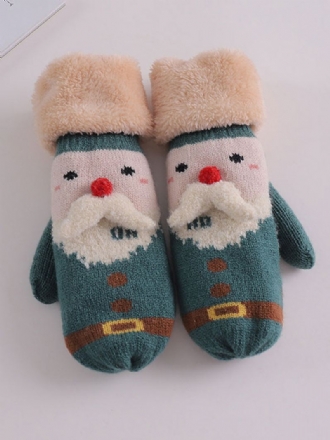 Dameshandschoenen Kerstpatroon Vakantiecadeau Huiskleding Winter Warm Schattig Acc